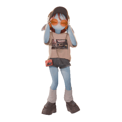 3D Listen Sticker