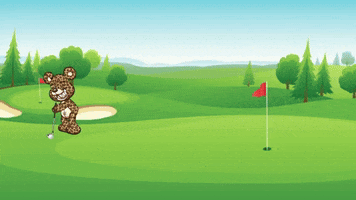 Golfing Golf Course GIF