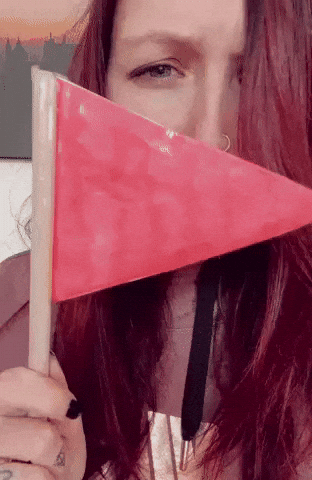 Red Flag Wave GIF