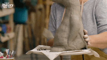 Slap Shape GIF by The Great Pottery Throw Down