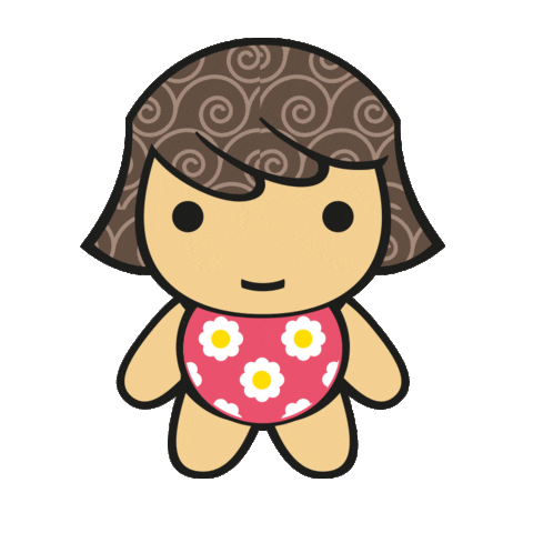 Lininha Wink Sticker by Lojas Linna