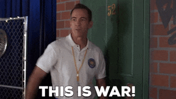 this is war GIF by ABC Network