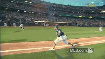 oakland athletics home GIF by MLB