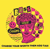 BossYourSalon charge your worth salon pricing boss your salon maddi cook GIF