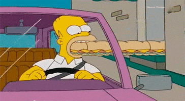 Hungry Homer Simpson GIF