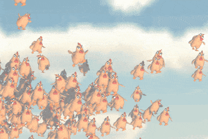 Chickens Wtf GIF by Dark Tonic