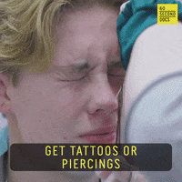 Tattoo Reaction GIF by 60 Second Docs