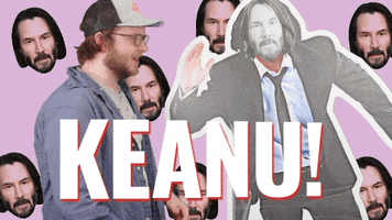 Keanu Reeves Speed GIF by StickerGiant