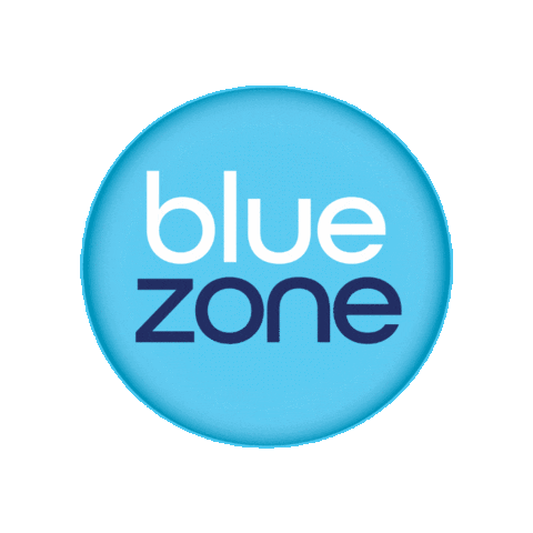 Blue Zone Marketing Sticker