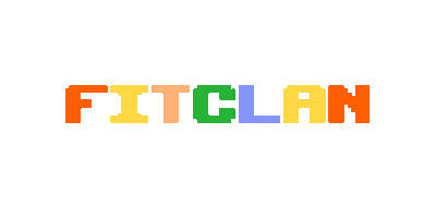 Pixel Fitness Sticker