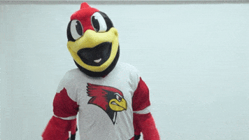 Mascot Reggie GIF by Illinois State University