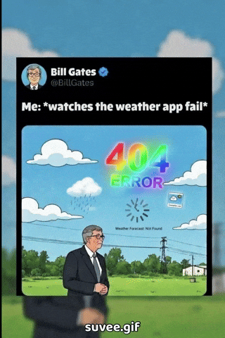 Bill Gates Rain GIF