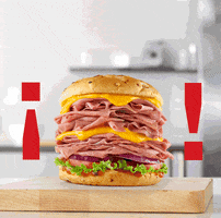 arbysmx food burgers potatoes stack GIF