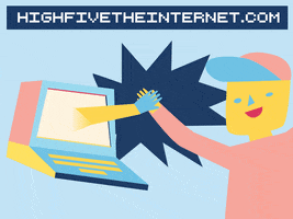 High Five Internet GIF by Photojojo