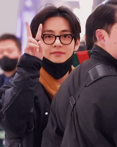 Kim Taehyung Smile GIF