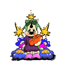 Christmas Tree Love Sticker