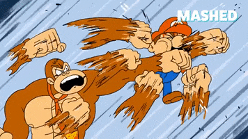 Angry Donkey Kong GIF by Mashed