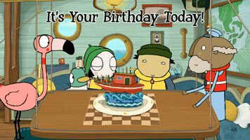 Celebrate Happy Birthday GIF by Sarah & Duck