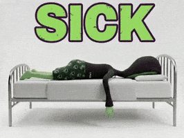 Sick Not Feeling Good GIF by Lonely Aliens