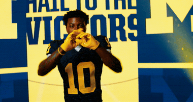 Go Blue Michigan Football GIF by Michigan Athletics
