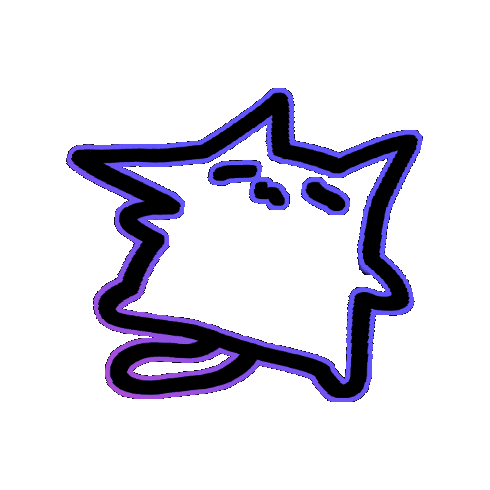 Tired ねこ Sticker