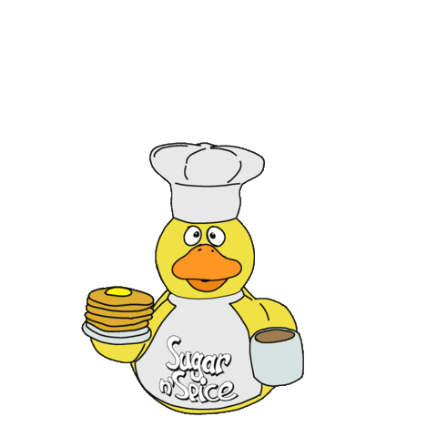 Rubber Duck Sticker by Sugar n' Spice Diner