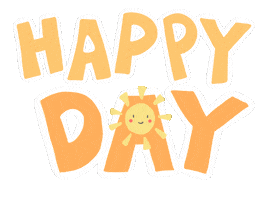Happy Day Sticker