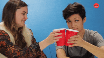 Drunk Cheers GIF by BuzzFeed