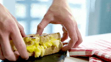 pull apart slow motion GIF by evite