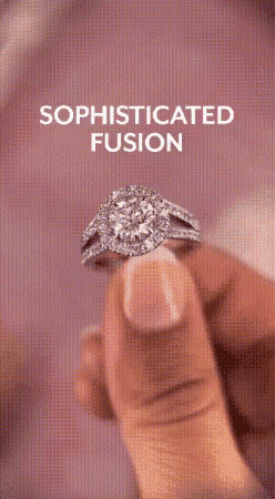 ShivShambuDiamonds diamond ring round diamond ring GIF