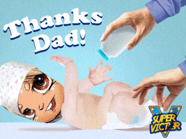 Fathers Day Baby GIF by SuperVictor