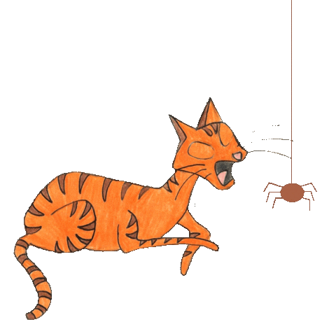 English Cat Sticker
