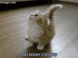marketing automation tools - overwhelmed choices GIF