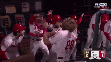 Celebrate Kyle Schwarber GIF by MLB