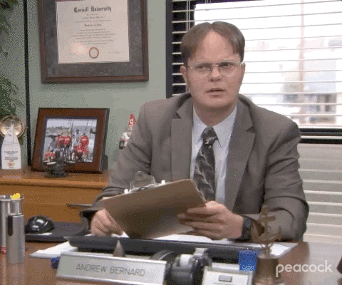 Awkward Season 9 GIF by The Office - Find & Share on GIPHY