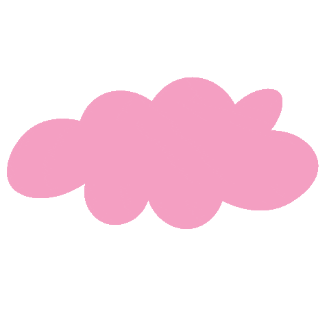 Pink Cloud Sticker by Magnólia Papelaria