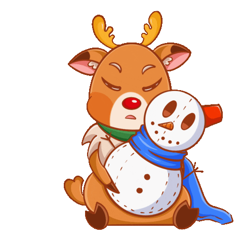 Christmas Sleeping Sticker