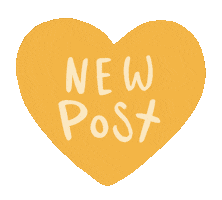 Heart Post Sticker