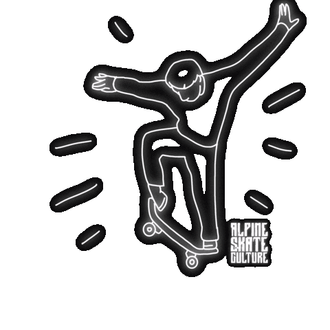 Alpine Skate Culture Sticker