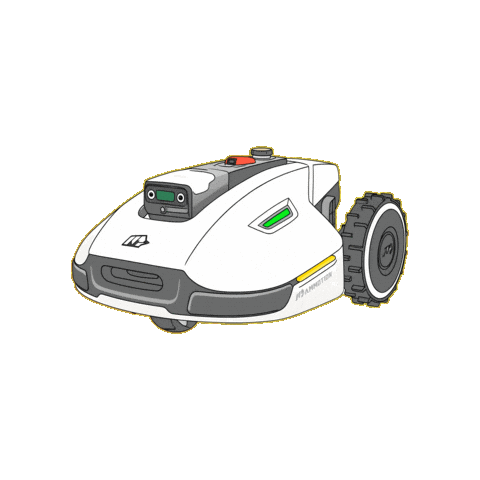 Lawnmower Sticker by Mammotion Tech
