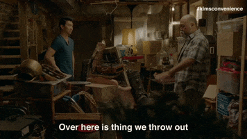 Throw Out Marie Kondo GIF by Kim's Convenience
