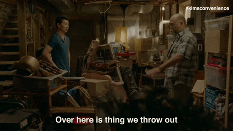 Marie Kondo Cbc GIF by Kim's Convenience - Find & Share on GIPHY