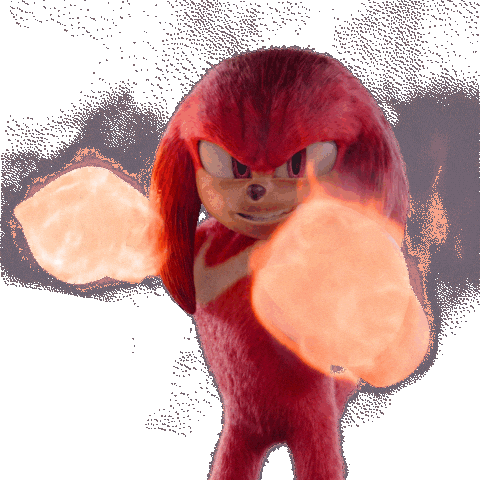 Punch Knuckles Sticker by Sonic The Hedgehog