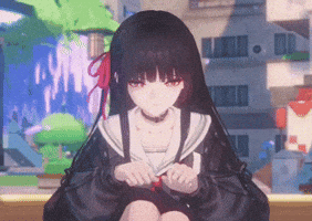 Chisa Kuchiha Kawaii Wuthering Waves Girl Rover GIF