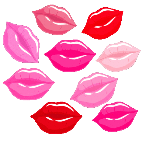 Valentine Kiss Sticker by Alexandra Five