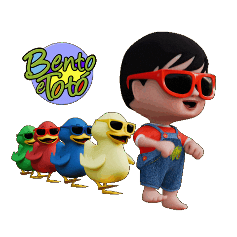 Patinho Colorido Sticker by Bento e Totó