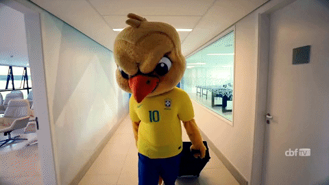 selecao brasileira brazilian mascot GIF by Confederação Brasileira de Futebol