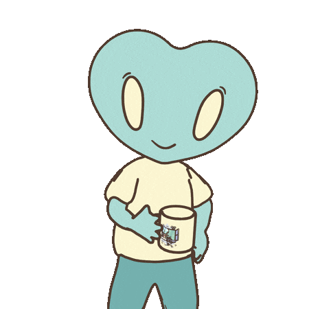 Good Morning Heart Sticker by LT3 Creations