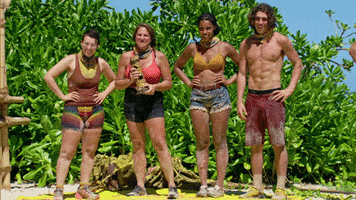 Happy Challenge GIF by Survivor CBS