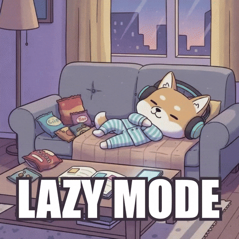 Tired Couch Potato GIF by WUFFI